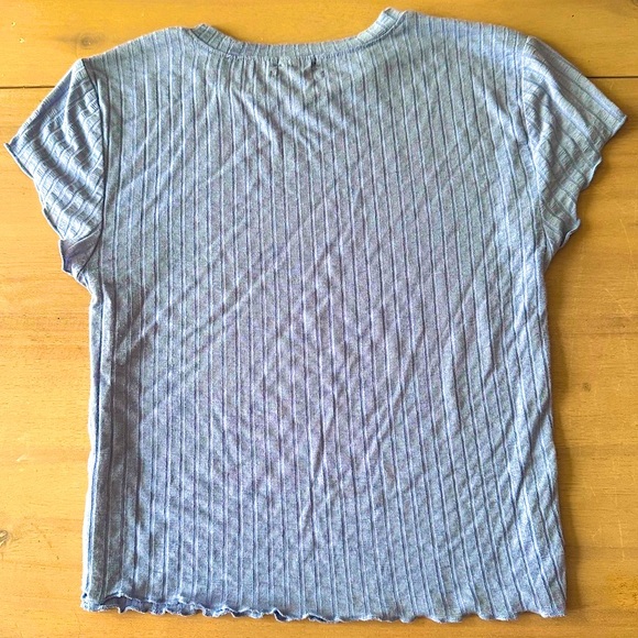 UO Ribbed Tee - Picture 2 of 3
